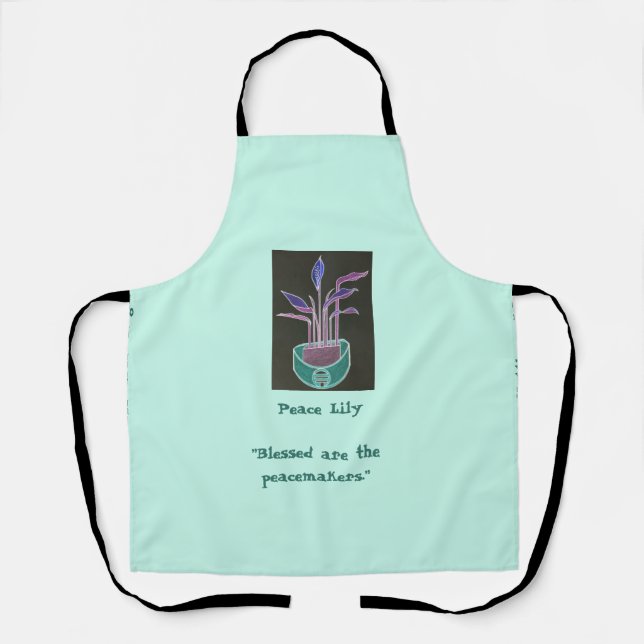 Peace Lily Apron (Front)