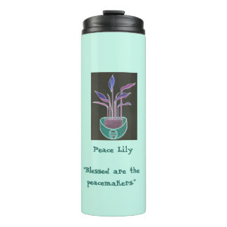 Peace Lily Thermal Tumbler