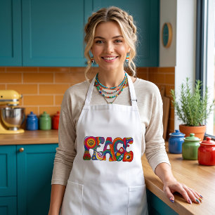 Peace Long Apron