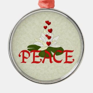 Peace Lotus Metal Tree Decoration