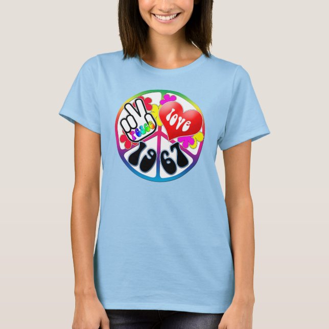 Peace Love 1967 Shirt (Front)