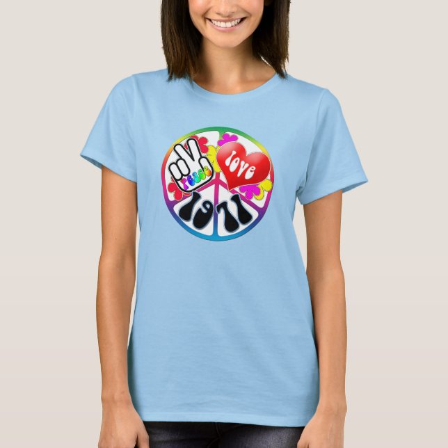 Peace Love 1971 Shirt (Front)