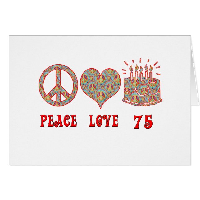 Peace Love 75 (Front Horizontal)