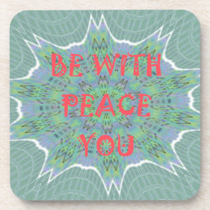 Peace, Love, and African Print: Peace Be With You Coaster