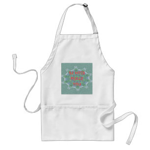 Peace, Love, and African Print Standard Apron