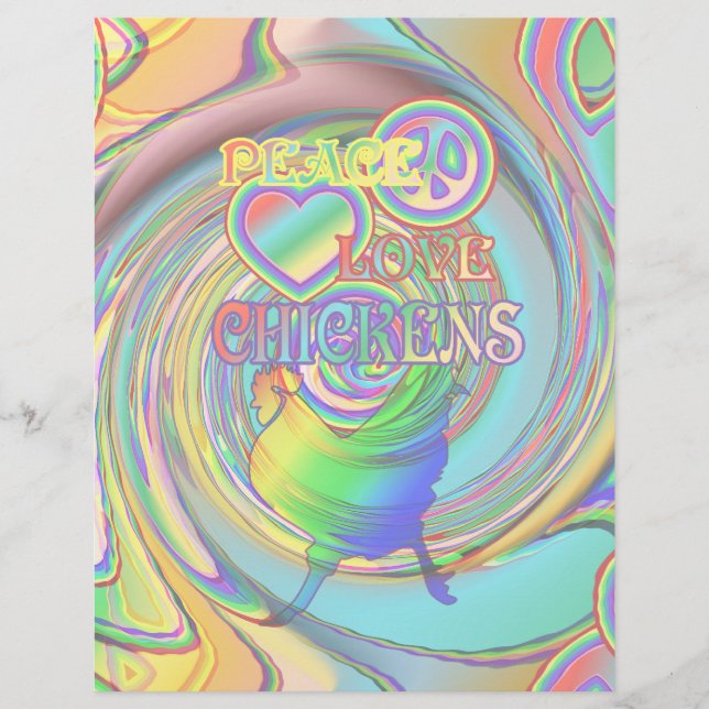 Peace, Love, and Chickens (Front)