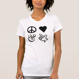 Peace Love And Get Your Guns Up T-Shirt