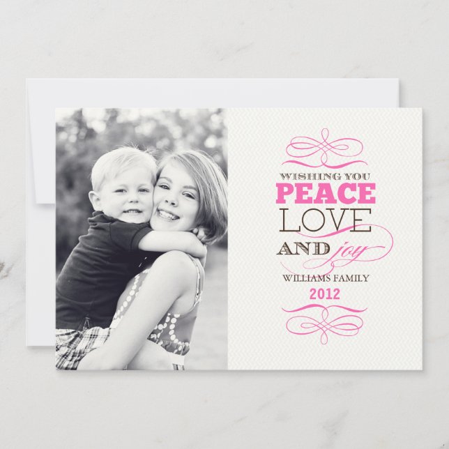 Peace Love and Joy Cards (Front)