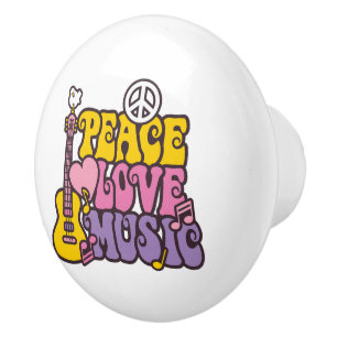 Peace, Love, And Music Knob