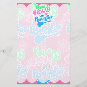 Peace, Love and Powerpop Stationery