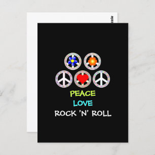 Peace, Love and Rock 'n' Roll, Postcard