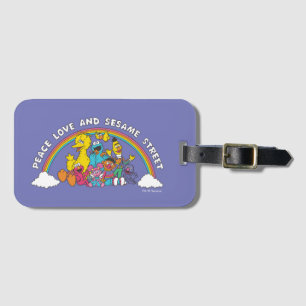 Peace, Love and Sesame Street Luggage Tag