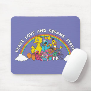 Peace, Love and Sesame Street Mouse Mat