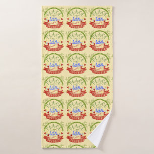 Peace, Love and Sunshine Bath Towel