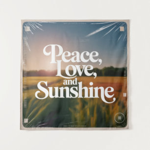 Peace, Love, And Sunshine Tapestry