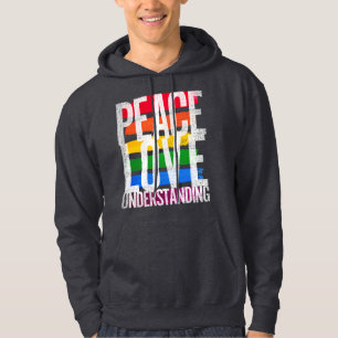Peace Love and Understanding Hoodie