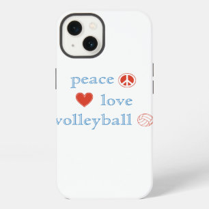 Peace Love and Volleyball iPhone 13 Case