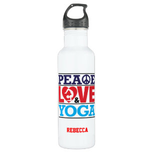 Peace, Love and Yoga Liberty Bottle