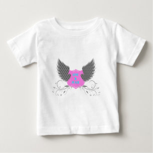 Peace Love Angel Wings Design Baby T-shirt