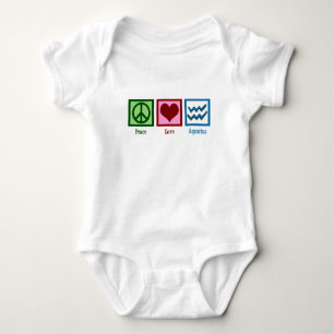 Peace Love Aquarius Baby Bodysuit