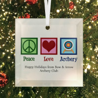 Peace Love Archery Custom Christmas