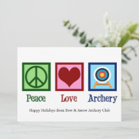 Peace Love Archery Cute Christmas