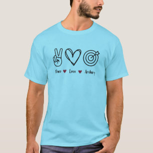 Peace, Love, Archery T-Shirt