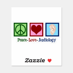 Peace Love Audiology Cute Audiologist