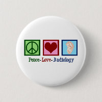 Peace Love Audiology Cute Audiologist