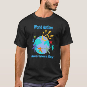 Peace Love Autism Awareness Month For Support Asd T-Shirt