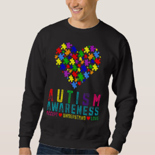 Peace Love Autism Awareness Pop It Fidget Toy Auti Sweatshirt