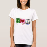 Peace Love Autism Awareness Women's