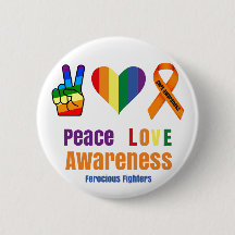 Peace love awareness CRPS pride