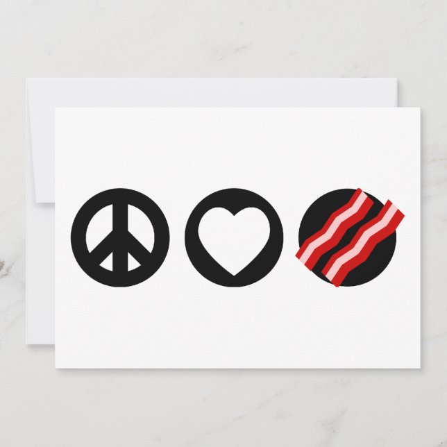 Peace Love Bacon (Front)