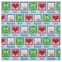 Peace Love Bagpipes