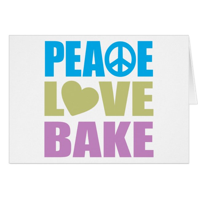 Peace Love Bake (Front Horizontal)