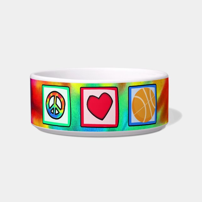 Peace, Love, Basketball Bowl (Front)