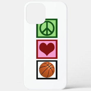Peace Love Basketball Case-Mate iPhone Case