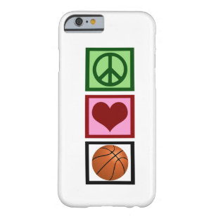 Peace Love Basketball Barely There iPhone 6 Case
