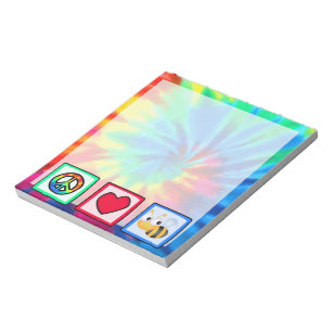 Peace, Love, Bees Notepad