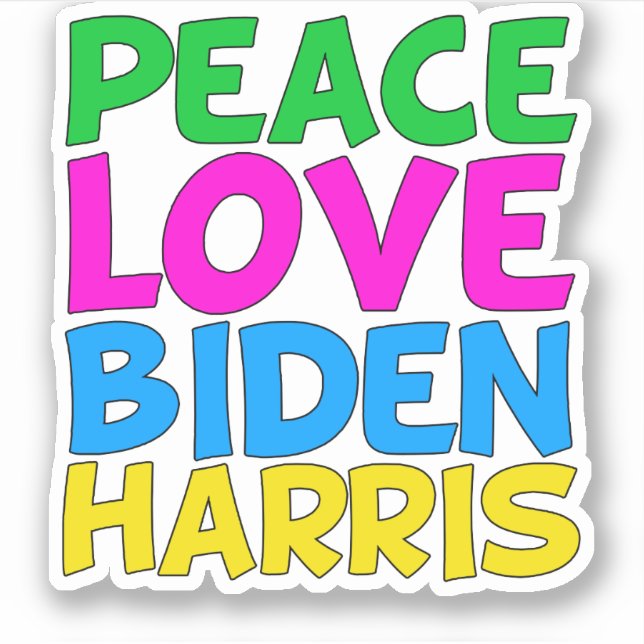 Peace Love Biden Harris (Front)