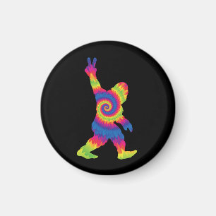 Peace Love Bigfoot - Bigfoot Lovers Magnet