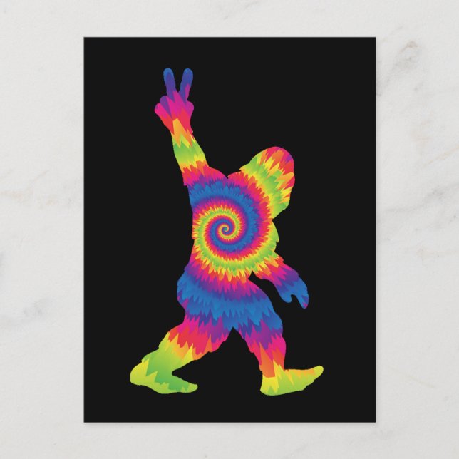 Peace Love Bigfoot - Bigfoot Lovers    Postcard (Front)