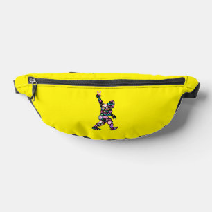 Peace Love Bigfoot Hippie Funny Bigfoot Lover Bum Bags