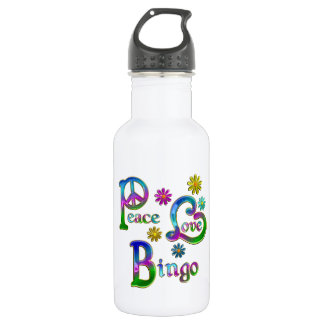 Peace Love Bingo 532 Ml Water Bottle