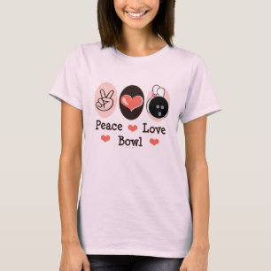 Peace Love Bowl Organic Tee Shirt