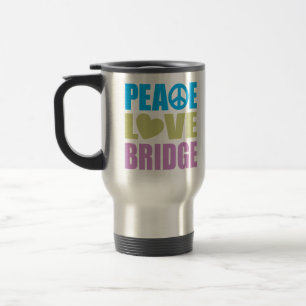 Peace Love Bridge Travel Mug