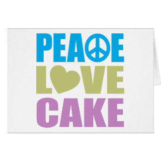 Peace Love Cake