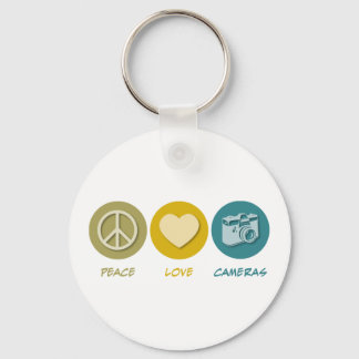 Peace Love Cameras Key Ring