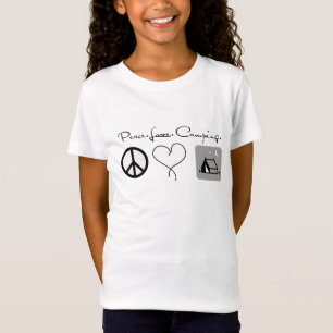 Peace Love Camping Shirts for Kids